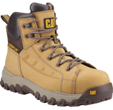 Caterpillar Threshold Rebound Safety Work Boots, men's composite toe cap work boots in honey
