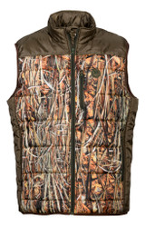 Percussion Passion Migrateurs Vest in camouflage, men's padded camo gilet