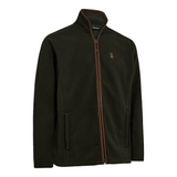 Deerhunter Cumbria Fleece Jacket in Green, men's country fleece jacket
