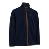 Deerhunter Cumbria Fleece Jacket in Dark Blue, men's country fleece jacket