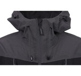 Tuffstuff Proshell Jacket in black and grey, men's waterproof jacket