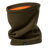 Deerhunter Fleece Neck Tube in reversible green and orange for shooting