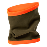 Deerhunter Fleece Neck Tube in reversible green and orange for shooting
