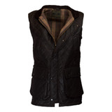 Walker & Hawkes Lincoln Wax Diamond Quilted Gilet, men's country wax waistcoat