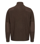 Walker & Hawkes Gardham Zip Neck Jumper, men's country jumper