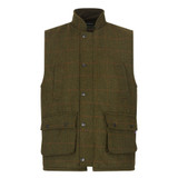 Walker & Hawkes Derby Tweed Barrington Shooting Gilet, men's tweed shooting waistcoat