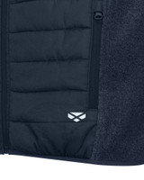 Hoggs Of Fife Melville Hybrid Gilet in Midnight Navy.