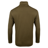 Jack Pyke Waffle Fleece Top in green, men's lightweight fleece top