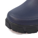 Lazy Dogz Ladies Lake Ankle Wellies in navy, women's ankle wellington boots