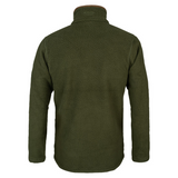 Jack Pyke Half Zip Sherpa Fleece Pullover in light olive