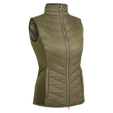 Jack Pyke Ladies Shires Gilet in green, women's lightweight, quilted country waistcoat