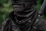 Harkila Noctyx Camo Neck Gaiter in dark camouflage