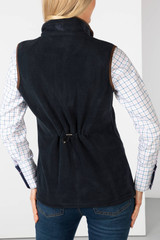 Rydale ladies Huggate premium fleece waistcoat in Ink.
