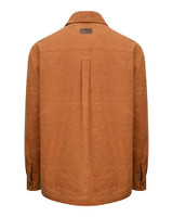 Hoggs of Fife Huntly Waxed Canvas Utility Overshirt in Caramel