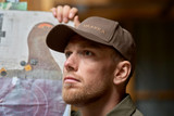 Harkila Fjell Cap, men's baseball style cap in Dark Earth Brown