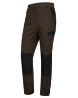 Hoggs of Fife Green King Active Utility Trousers in green and black, men's lightweight stretch trousers