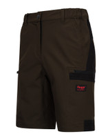 Hoggs of Fife Green King Active Utility Shorts, men's lightweight and breathable shorts in green and black