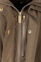 Rydale Ladies Gembling Dry Coat, women's waterproof country jacket in dark olive