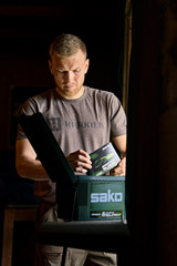 Harkila Identity Short Sleeved T-Shirt Brown Melange