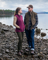 Hoggs of Fife Ladies Stenton Technical Fleece Gilet, women's country fleece waistcoat