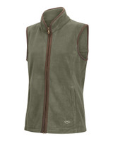 Hoggs of Fife Ladies Stenton Technical Fleece Gilet, women's country fleece waistcoat