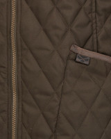 Hoggs of Fife Ladies Ladybank Quilted Gilet, women's country style diamond quilted waistcoat