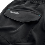 Makita Axis Stretch Shorts in black, men's slim fit comfortable shorts