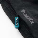 Makita Axis Stretch Shorts in black, men's slim fit comfortable shorts