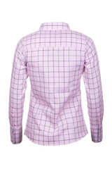 Rydale Ladies Hannah Country Shirt in Kate Tweed Pink, women's country check shirt