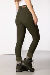 Rydale Ladies Kilnwick Walking Trousers in khaki, women's lightweight and breathable walking trousers