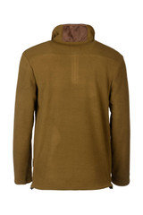 Rydale Kelk Overhead Fleece in military green, men's lightweight micro fleece