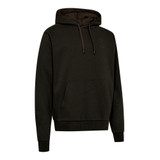 Deerhunter Logo Hoodie in green, men's hooded sweatshirt with front pouch pocket
