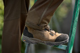 Harkila Flex Trousers in green, men's shooting trousers made with stretch material and an elastic waistband