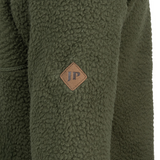 Jack Pyke Junior Half Zip Sherpa Fleece Pullover in green