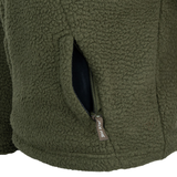 Jack Pyke Junior Half Zip Sherpa Fleece Pullover in green