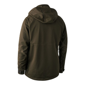 Deerhunter Muflon Light Jacket in Art Green. Waterproof, breathable and windproof shooting jacket with hood Deerhunter Muflon Light Jacket in Art Green. Waterproof, breathable and windproof shooting jacket with hood
