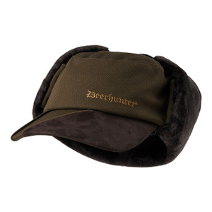 Deerhunter Muflon Winter hat in Art Green, waterproof and breathable, warm winter hat Deerhunter Muflon Winter hat in Art Green, waterproof and breathable, warm winter hat