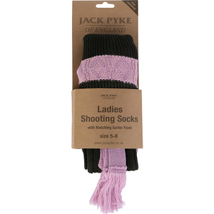 Jack Pyke green and pink ladies shooting socks Jack Pyke green and pink ladies shooting socks