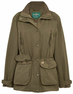 Alan Paine Ladies Dunswell Jacket in green, women's waterproof and breathable shooting jacket Alan Paine Ladies Dunswell Jacket in green, women's waterproof and breathable shooting jacket