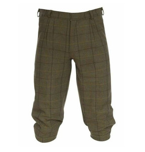 Alan Paine Rutland Tweed breeks in dark moss colour, men's country breeks in green check Alan Paine Rutland Tweed breeks in dark moss colour, men's country breeks in green check