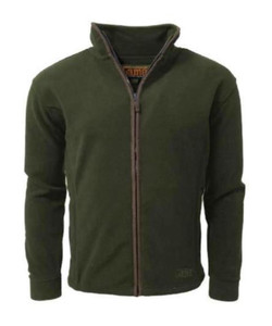 Game Stanton fleece in forest green, men's fleece with full zip Game Stanton fleece in forest green, men's fleece with full zip