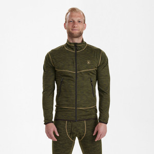 Deerhunter Norden Insulated fleece in green, Deerhunter thin and soft base layer top Deerhunter Norden Insulated fleece in green, Deerhunter thin and soft base layer top