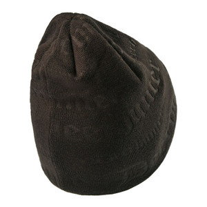 Deerhunter embossed logo hat in brown, beanie hat