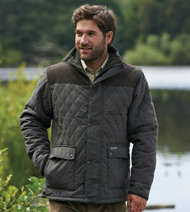 Champion Country Estate Lewis Jacket in green, men's lightweight quilted jacket