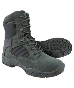 Kombat UK Tactical Pro Boots in gunmetal grey, half suede half nylon