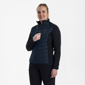 Deerhunter Lady Caroline Padded Jacket in Dark Blue, women's quilted country jacket