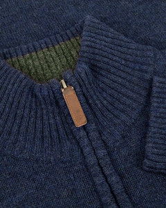 Hoggs of Fife Lothian Pullover Jumper in Indigo Blue Hoggs of Fife Lothian Pullover Jumper in Indigo Blue