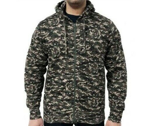 Game camouflage zipped hoodie in dark digi camo Game camouflage zipped hoodie in dark digi camo