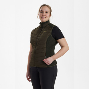 Deerhunter Lady Caroline Padded waistcoat in green Deerhunter Lady Caroline Padded waistcoat in green