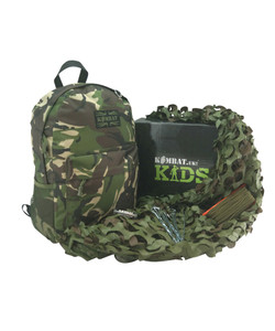 Kombat UK Army Den Kit in camouflage including rucksack Kombat UK Army Den Kit in camouflage including rucksack